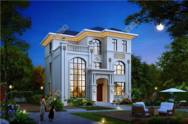 三层欧式别墅设计图经典浪漫建造心中理想之家