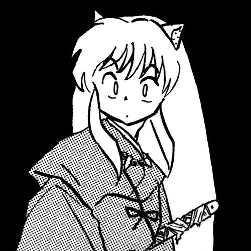 犬夜叉黑白漫画