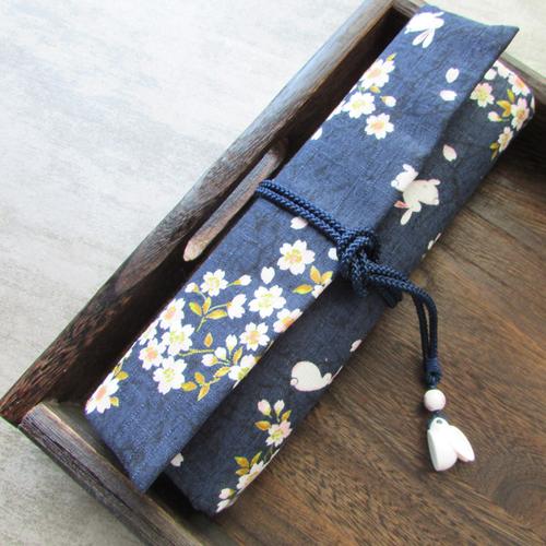 原创自制布艺钢笔笔袋 大容量钢笔笔袋 防摔笔袋 钢笔笔帘