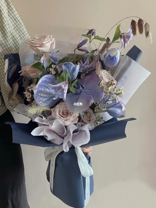 南通花店fa fleur七夕"星河"系列混搭花束_花束_混搭_花店_铁线莲
