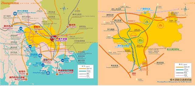 樟木头镇交通图