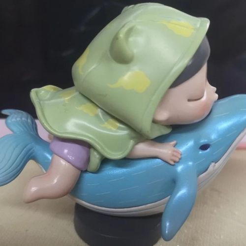 可米生活白夜童话海洋之歌骑鲸少女海底梦游摆件无盒
