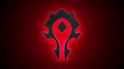 4k魔兽世界wow部落徽章标志