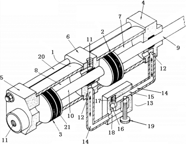 一种阻尼型气缸制造技术
