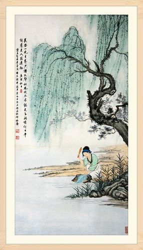 5捣衣图 133cm×65cm  &nbsp;2010年.jpg
