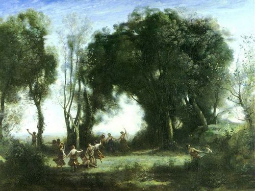 林中仙女之舞                        年份:1850年   材质:布面油画