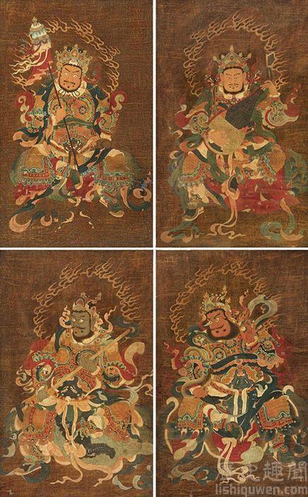 图说佛教四大天王分别是谁 - 历史趣闻网
