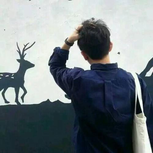 男头背影简约鹿 [z]