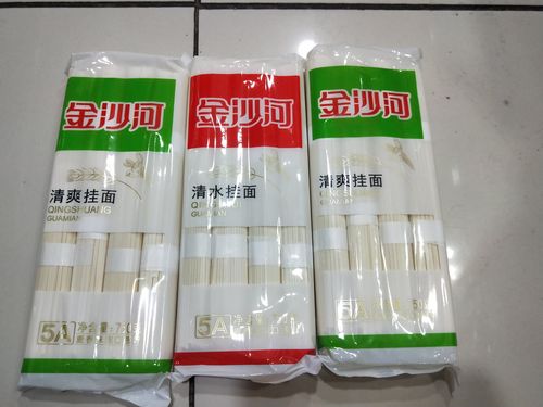 金沙河清爽挂面750g,10元3把
