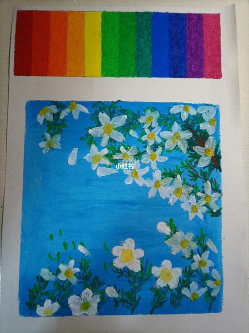 油画棒之花卉_油画棒_花卉_绘画_颜料_文化_绘画