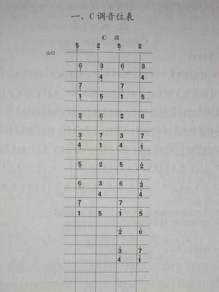 中阮八个调的传统把位