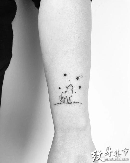 清新纹身小图, 用简单的线条记录回忆
