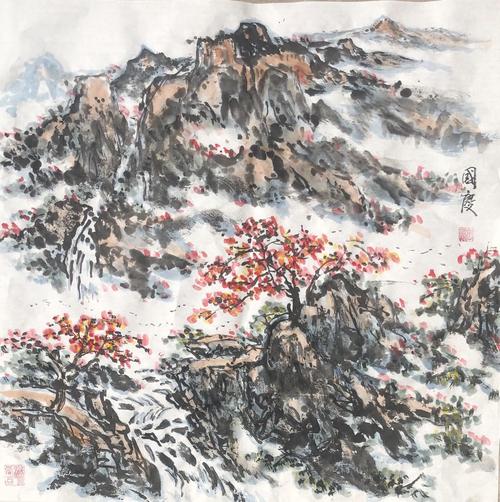 喜迎国庆71周年翰墨颂党书画展:张国庆山水画欣赏