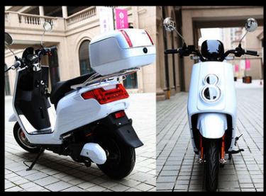 (5)爱玛极客电动车踏板车60/72v枭龙电瓶车电动摩托车