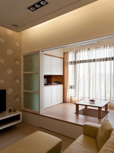 90平三室一厅榻榻米地台装修效果图大全