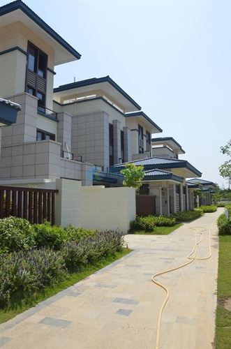 项目联排叠拼别墅实拍