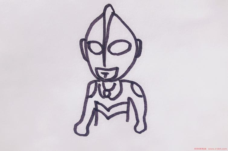 佐菲奥特曼简笔画奥特曼怎么画才帅