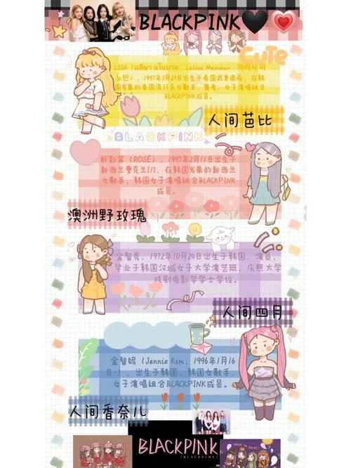 blackpink手帐9495(原创92搬6015)_手帐_blackpink_琉璃