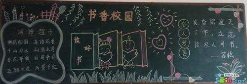 读书黑板报简单漂亮
