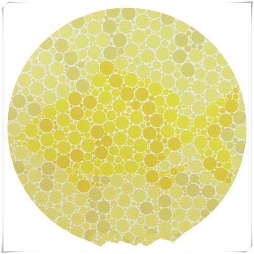 6张色盲色弱检测图,第5幅最能检测,第6幅难倒很多人