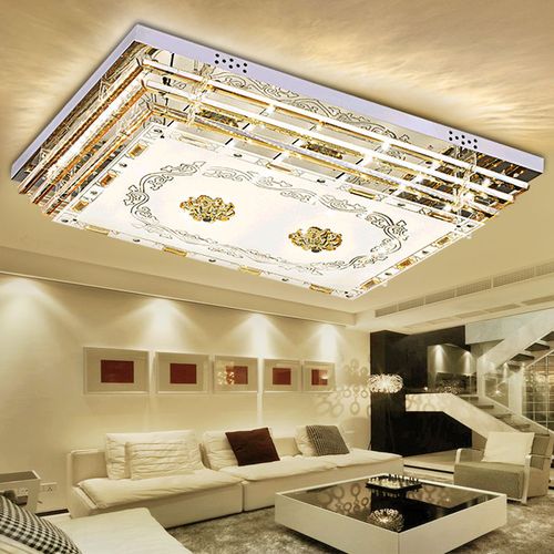 led客厅灯平板大灯简约现代大气家用创意大厅吸顶灯卧室灯具超亮