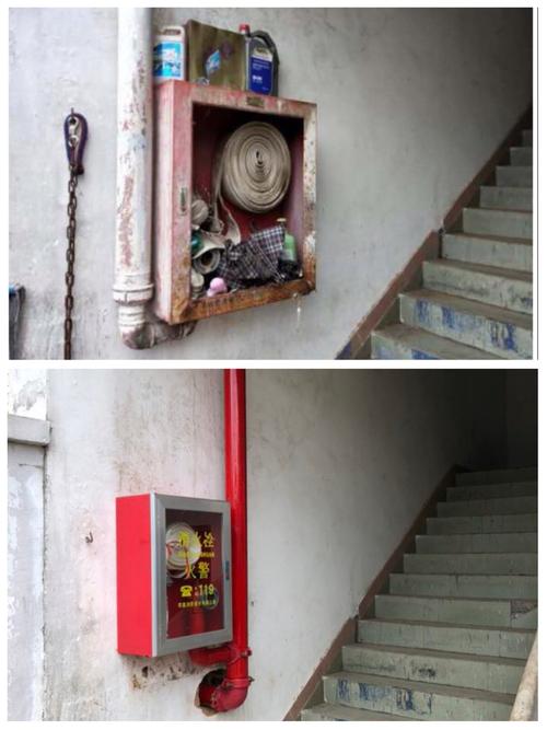 消防栓升级改造前后对比图