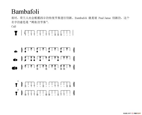 bambafoli(非洲手鼓谱)