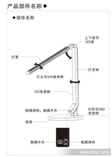 学生白领热钟的现代时尚个性台灯 可折叠不障地方