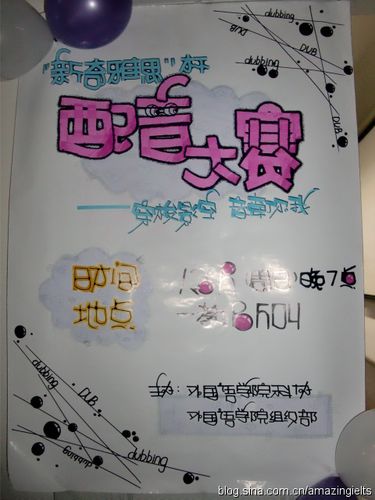 "新奇雅思杯"影视配音大赛 by nessy