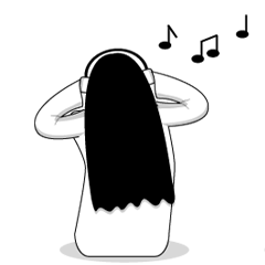 萌萌的贞子-微信表情包