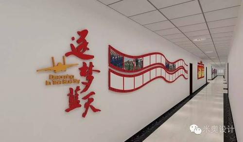 部队的心灵之窗——楼道文化墙
