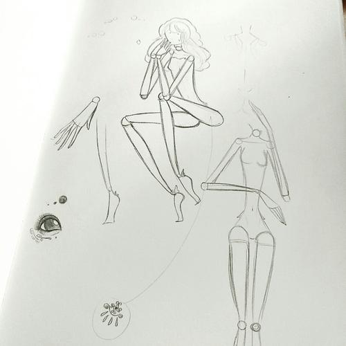 希望我会有这样的bjd娃娃.