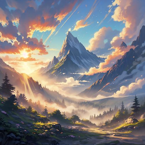 最美风景头像�️山间晨雾的朦胧美✨