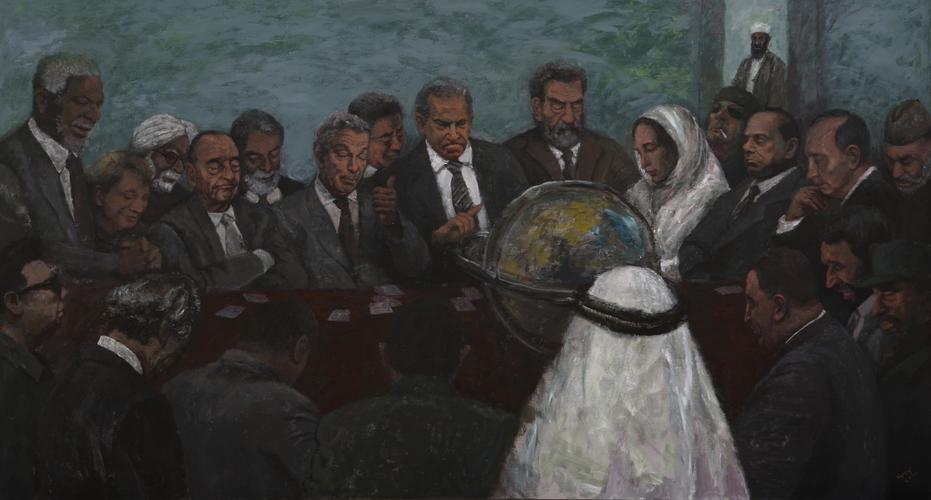 《天黑请闭眼 》 140-260cm - 我的收藏——刘长春油画 - 相册