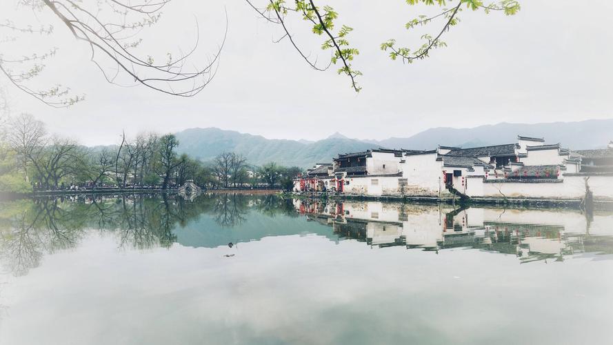 烟雨江南,水墨村庄