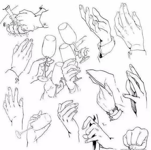 今日有学课堂手部画法超全素材附教学拿来吧你