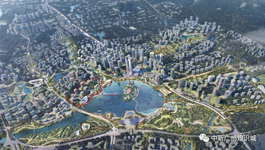 知识城集团启动的知识城国际会议中心,位于中新广州知识城九龙湖黄金