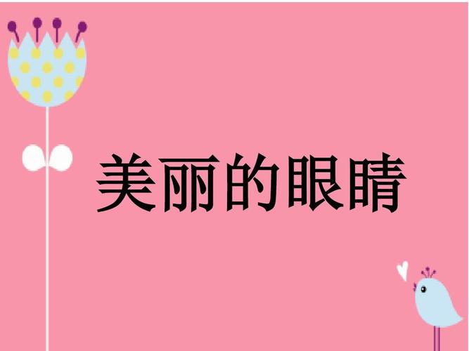 美丽的眼睛ppt