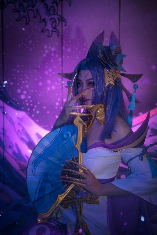 英雄联盟灵魂莲华卡西奥佩娅cosplay