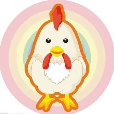 一张小鸡照片,用来做头像.公鸡,母鸡的 鸡头照