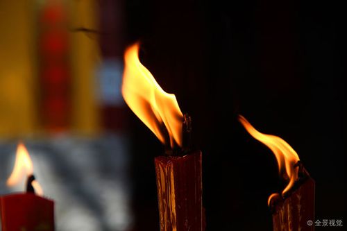 火焰 香火 祈福 红烛_图片大全—全景创意图库(.com).