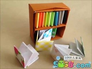 书架怎么折 书架折纸教程步骤图解-良心折纸图解