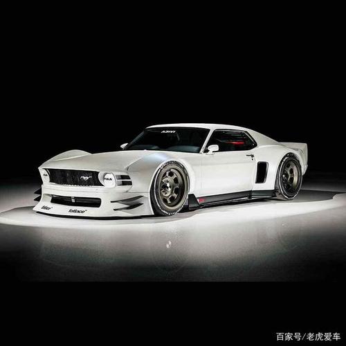 福特野马boss429,经典肌肉车,疯狂的改装渲染
