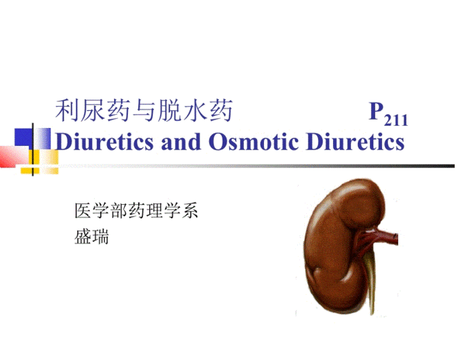 利尿药药学.ppt