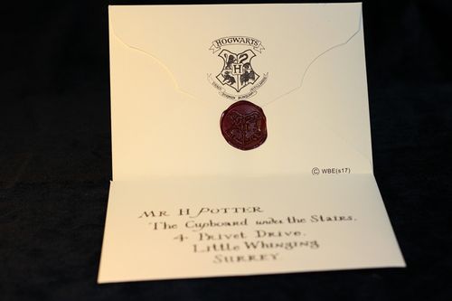 哈利波特周边harry potter hogwarts霍格沃茨入学通知书信封礼物