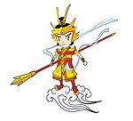 动漫二郎神简笔画