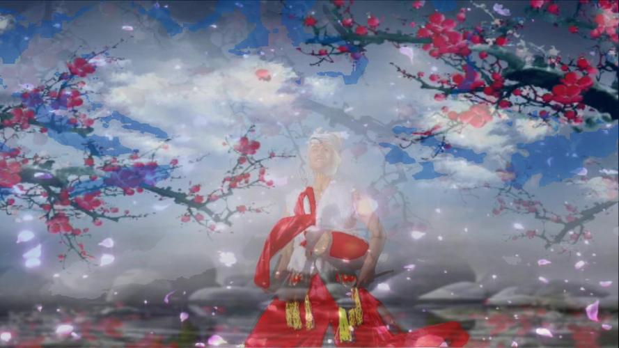 叫一声哥哥你快回来王二妮歌曲舞台背景