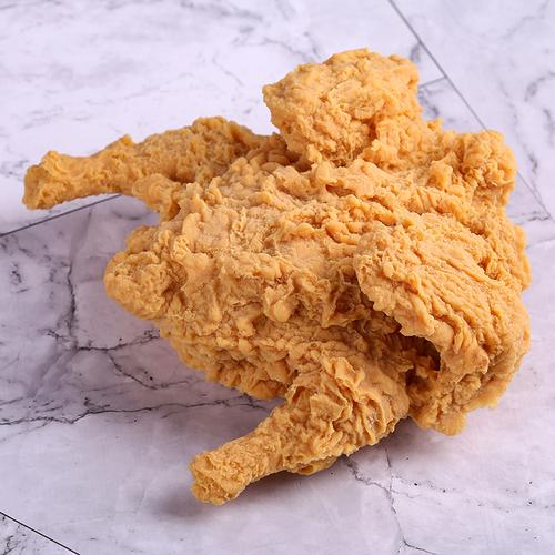 仿真脆皮童子鸡模型肯德基食物炸鸡道具鸡翅鸡腿儿童拍摄摆件玩具