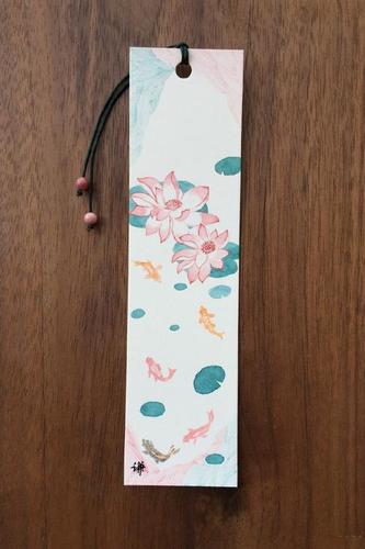 折纸唯美古风书签