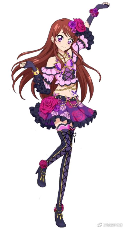 紫吹兰立绘偶像活动官方图片图源自微博@樱庭萝拉样